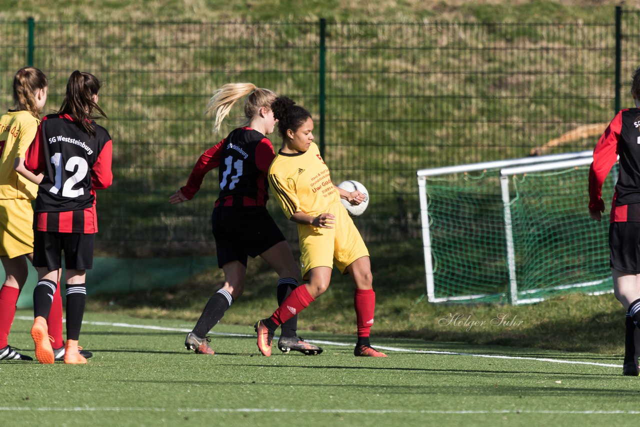 Bild 199 - B-Juniorinnen SG Weststeinburg/Bei - SV Fisia 03 : Ergebnis: 1:2